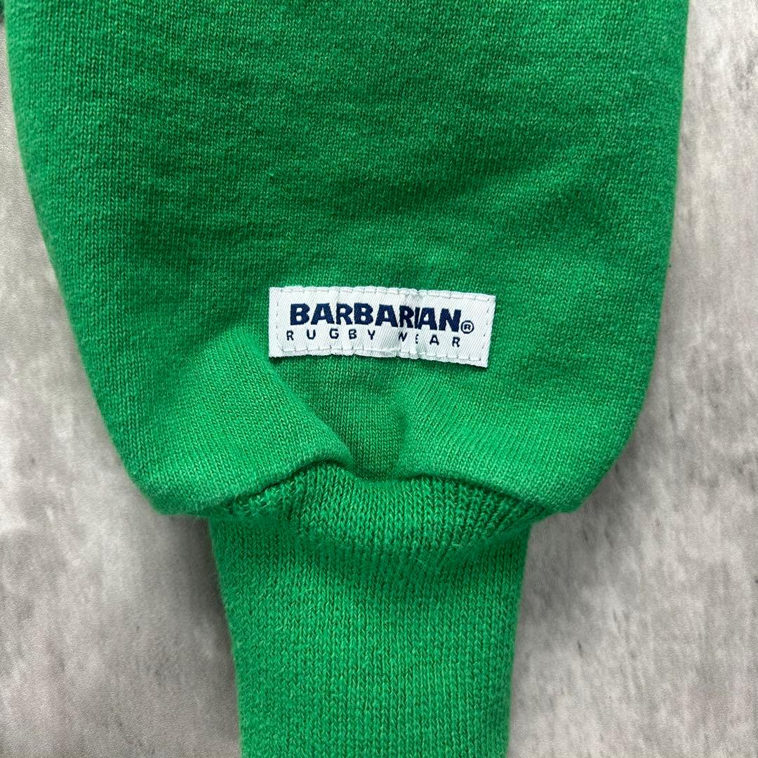 バーバリアン カナダ製 長袖 ラガーシャツ グリーン 2XL 6492