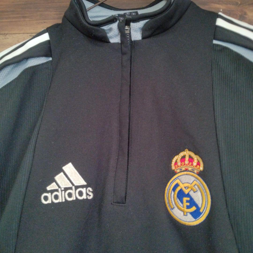 【希少】adidas　レアル・マドリードFC　00s　ハーフジップトラックトップ
