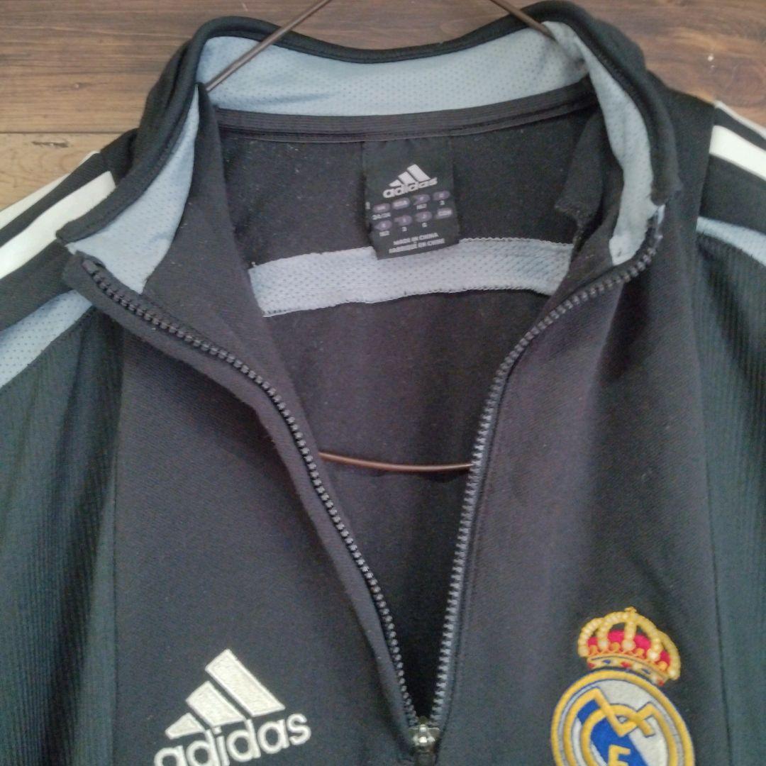 【希少】adidas　レアル・マドリードFC　00s　ハーフジップトラックトップ