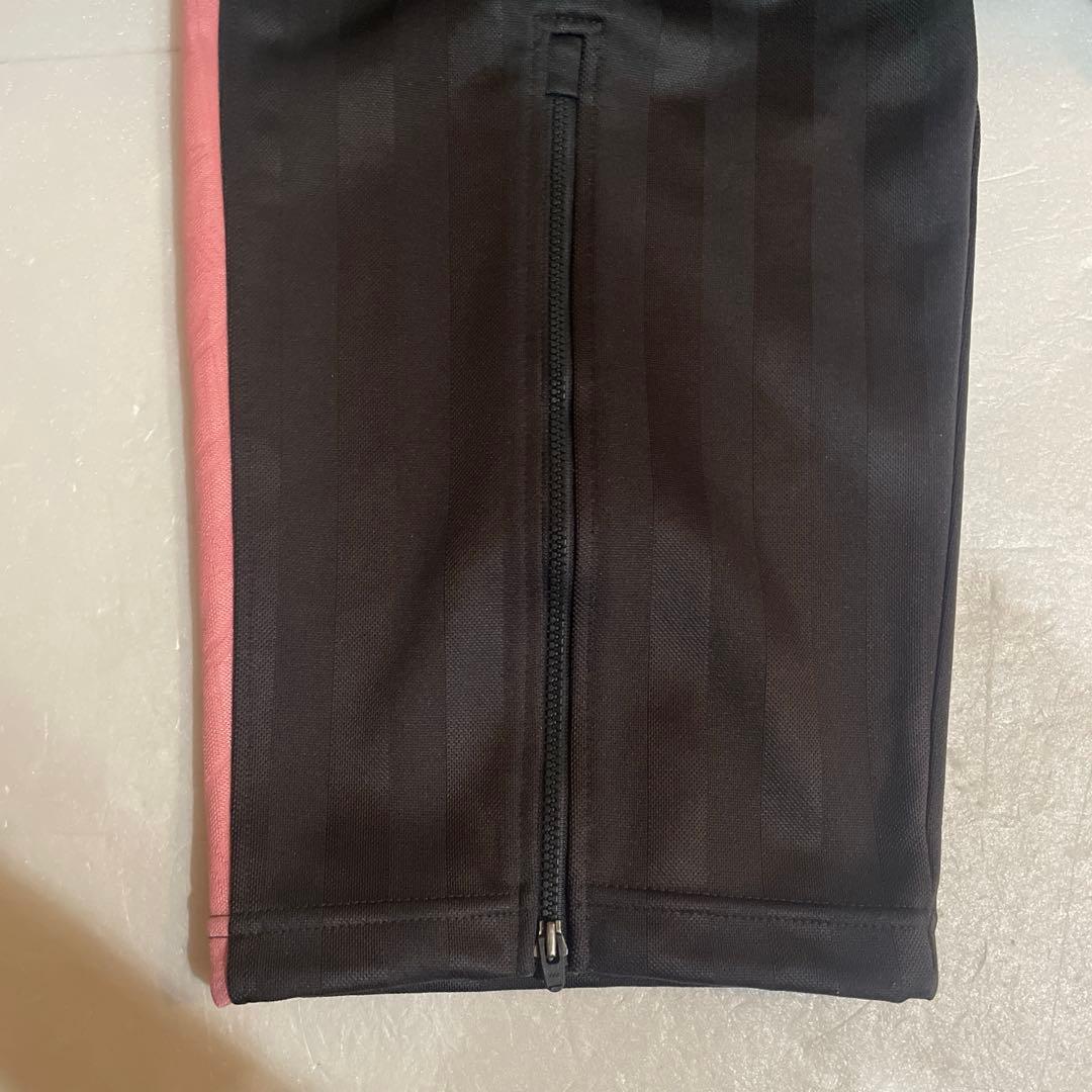 【美品】PUMA　プーマ　ジャージ上下　チャコールグレー×ピンク　SS
