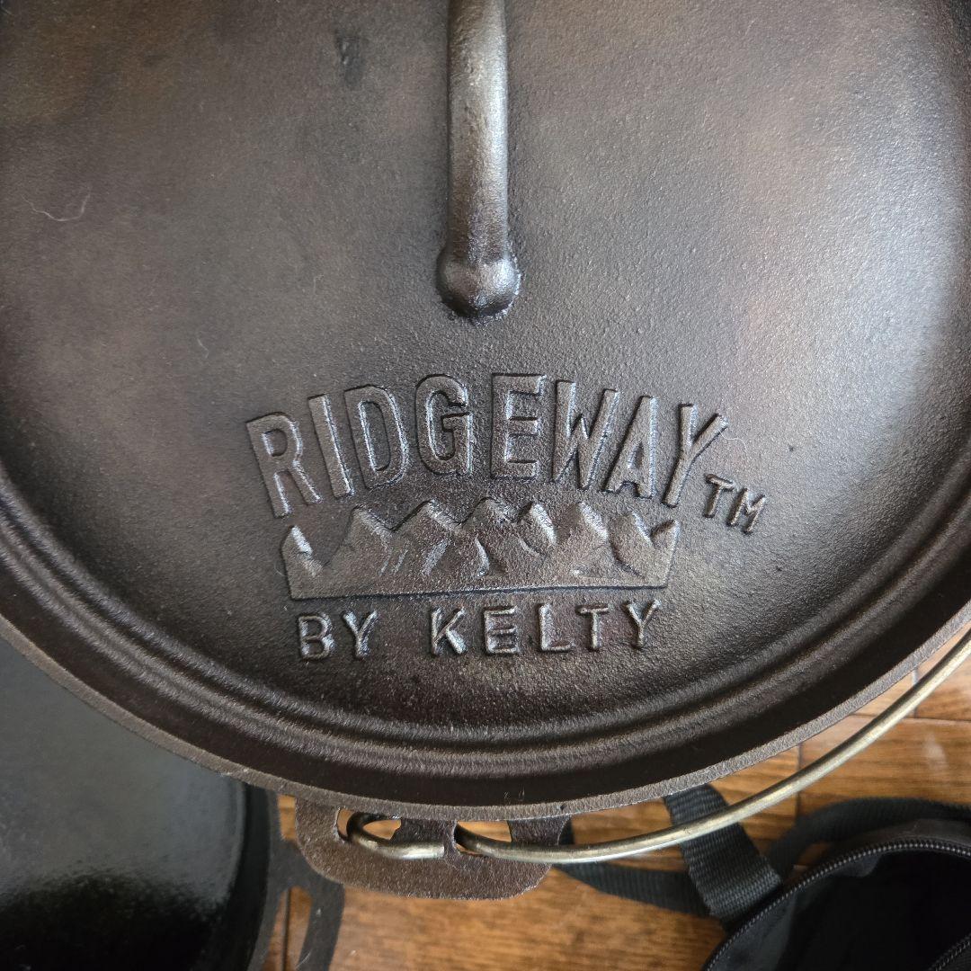 希少廃盤キャストアイロンRIDGEWAY　BY KELTY ダッチオーブンセット