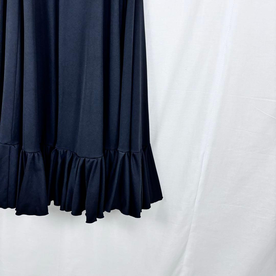 極美品✨ イベリア フラメンコ 黒 ロング スカート 高級 練習 ファルダ