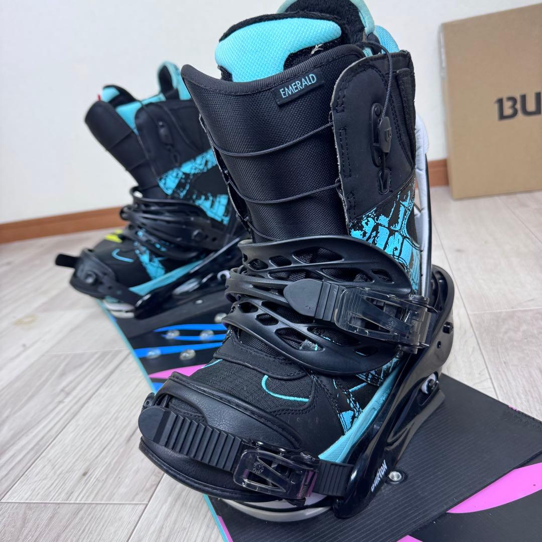 専用BURTON CHOPPER 120cm スノーボード三点セット