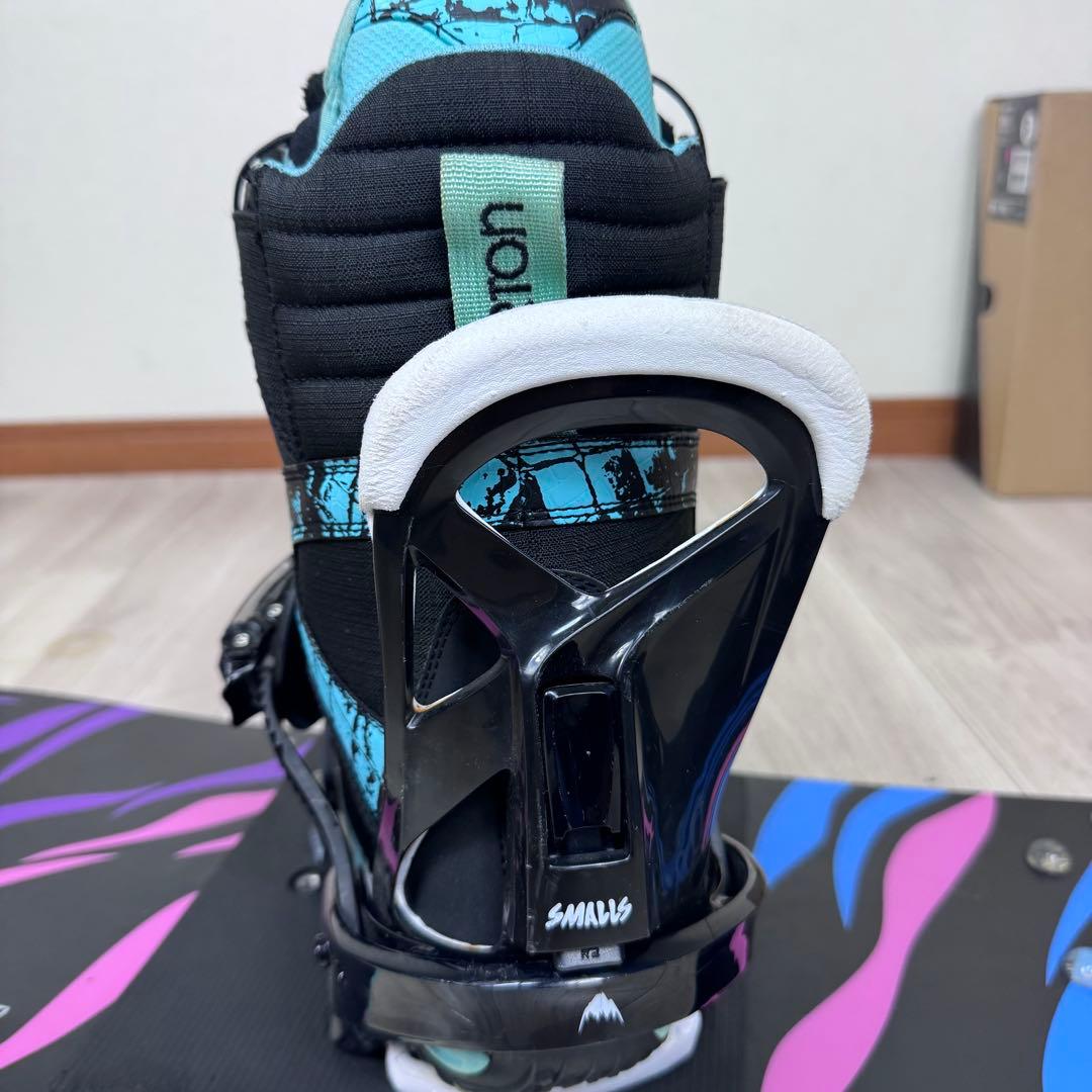 専用BURTON CHOPPER 120cm スノーボード三点セット