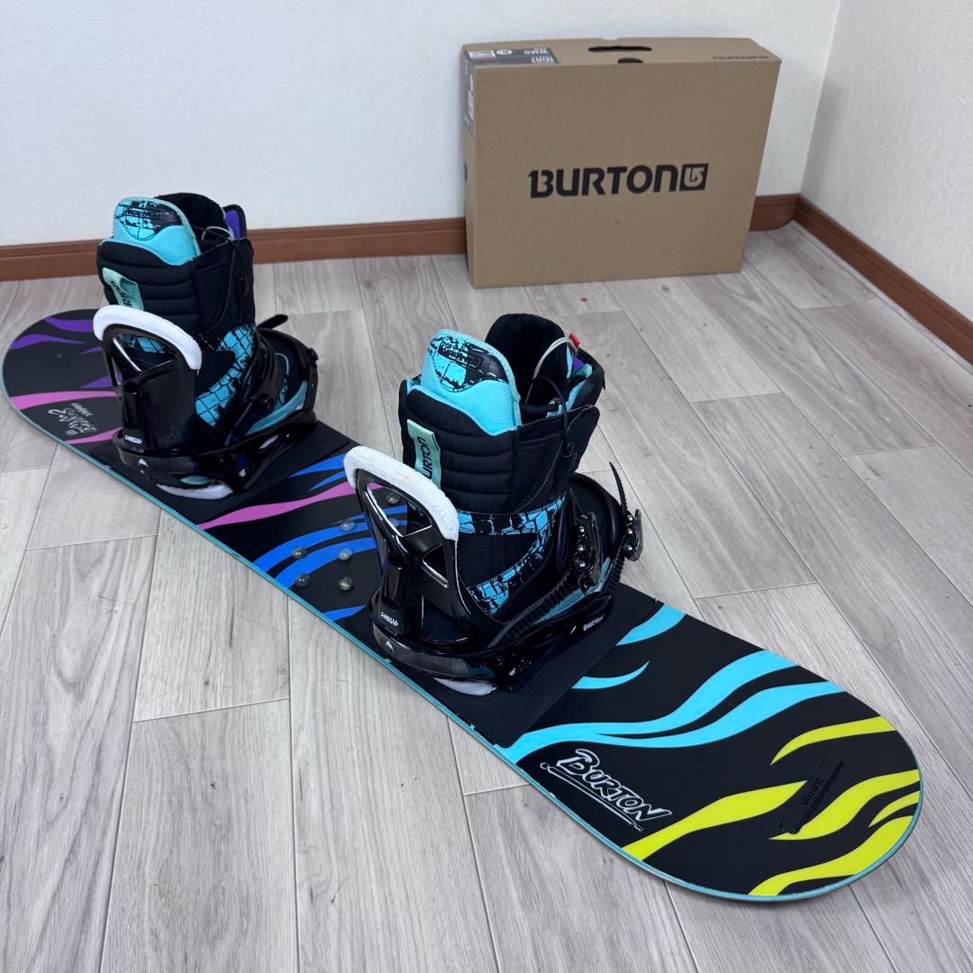 専用BURTON CHOPPER 120cm スノーボード三点セット