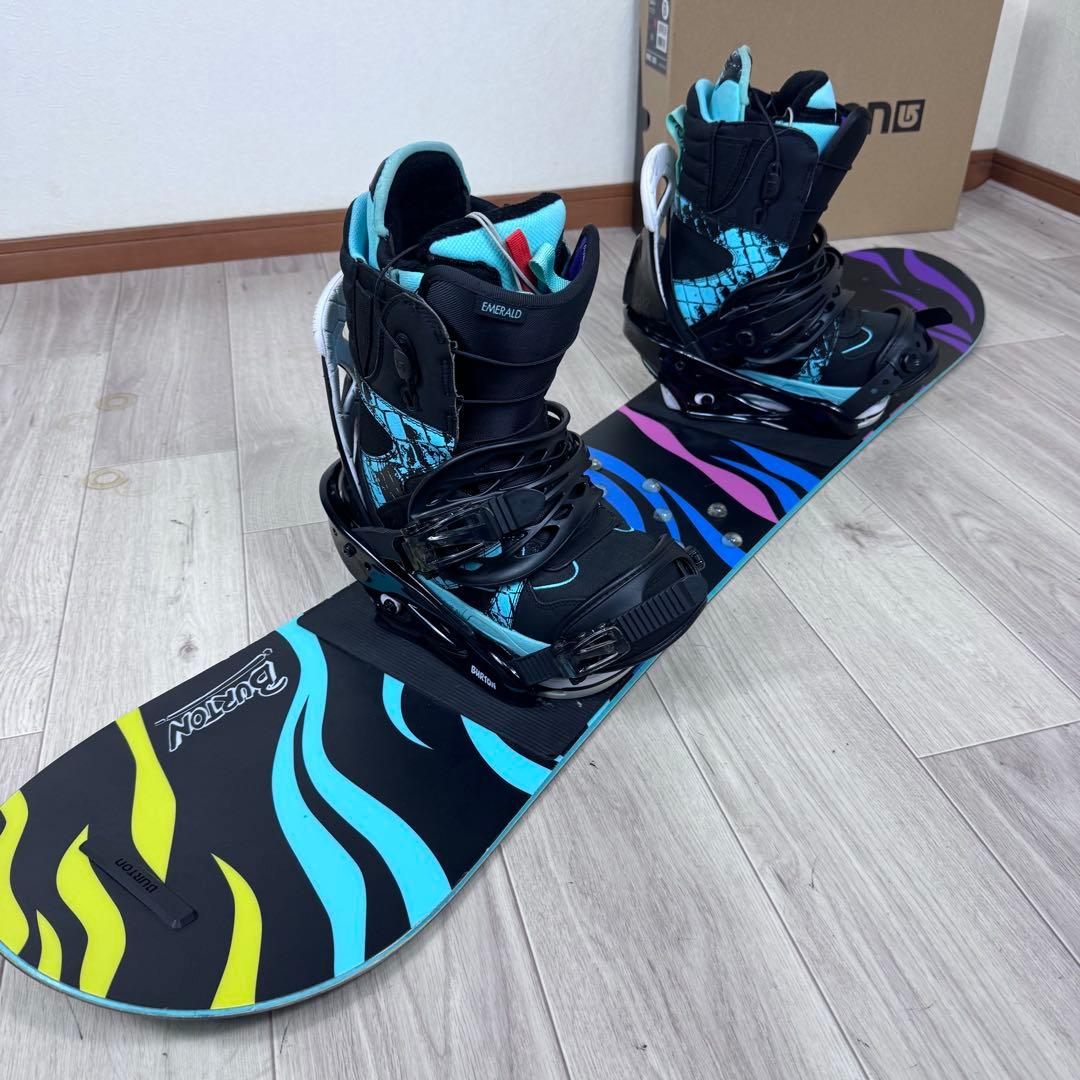 専用BURTON CHOPPER 120cm スノーボード三点セット