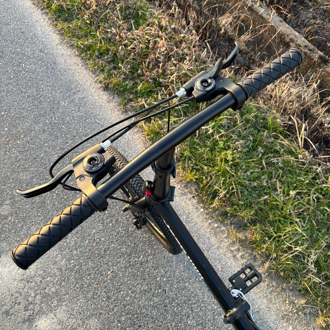 JEEP 20インチ 折り畳み 自転車 マットブラック 7段変速 折りたたみ