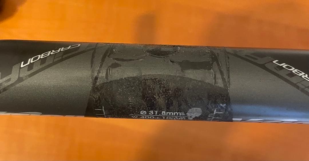 Vision monocoque carbon 4D ハンドル　400mm