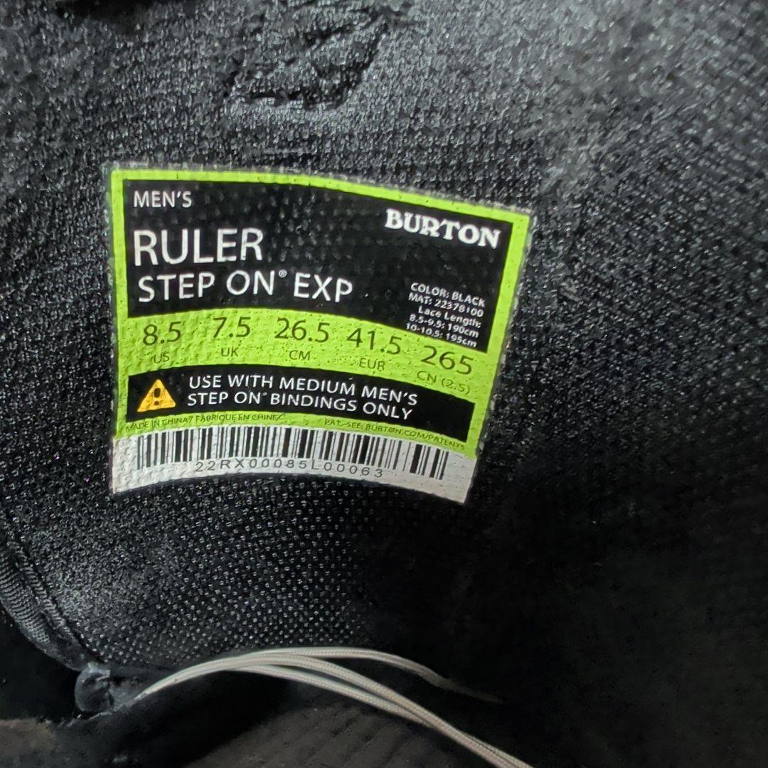 スノーボード Burton Step On Men's 26.5 Ruler EXP