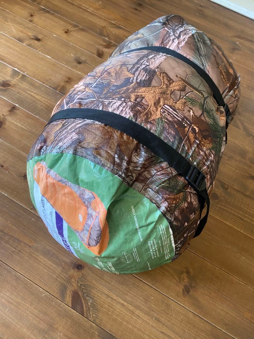 Coleman Camo Mummy 寝袋 0°F対応
