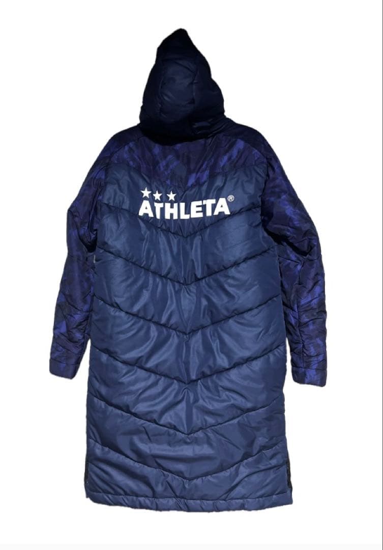 超美品◆ATHLETA ベンチコート 160ネイビー