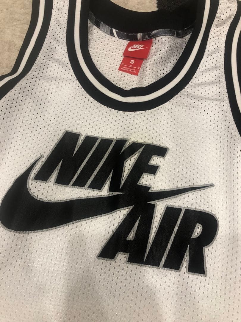 NIKEAIR ナイキエアー ビックロゴプリント メッシュ素材 タンクトップ　M