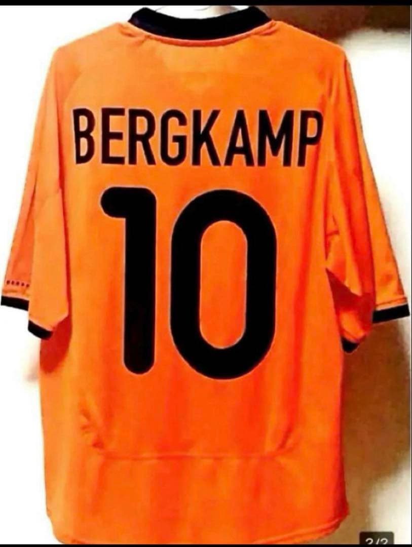 サッカー オランダ代表ユニフォーム ベルカンプ 10番　美品‼️ 超貴重‼️