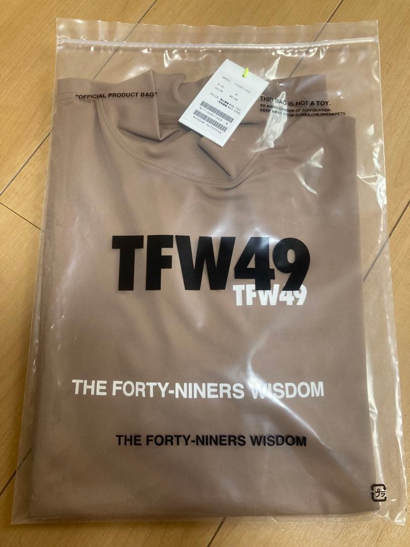 TFW49 Tシャツ ベージュ M 新品未使用 タグ付き スポーツ ゴルフ