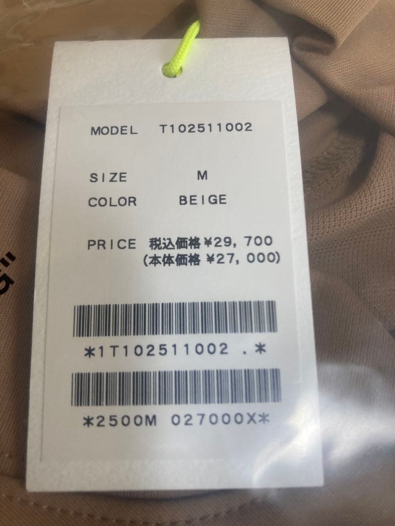 TFW49 Tシャツ ベージュ M 新品未使用 タグ付き スポーツ ゴルフ