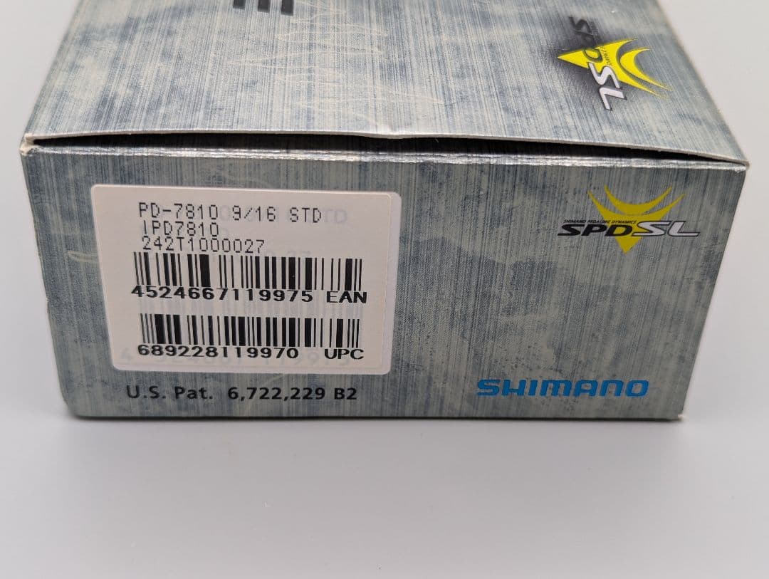■SHIMANO シマノ デュラエース PD-7810 SPD-SLペダル 新品