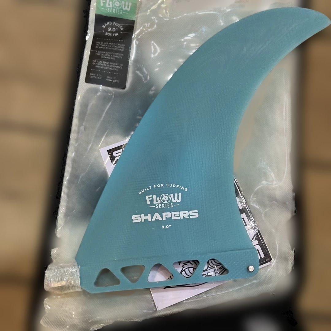 サーフィン・ボディボード SHAPERS FIN FLOW TRANSBLUE 9.0 BOX FIN