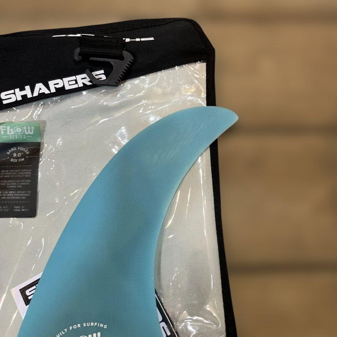 サーフィン・ボディボード SHAPERS FIN FLOW TRANSBLUE 9.0 BOX FIN