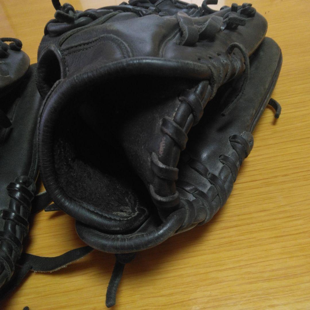Mizuno 軟式グローブ 黒(大人,子供セット）