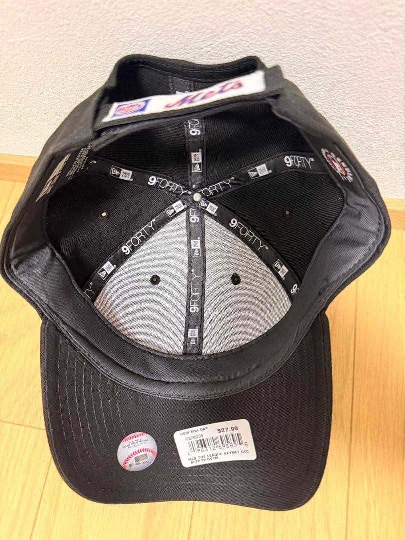 新品未使用　New Era Mets 9FORTY キャップ 黒