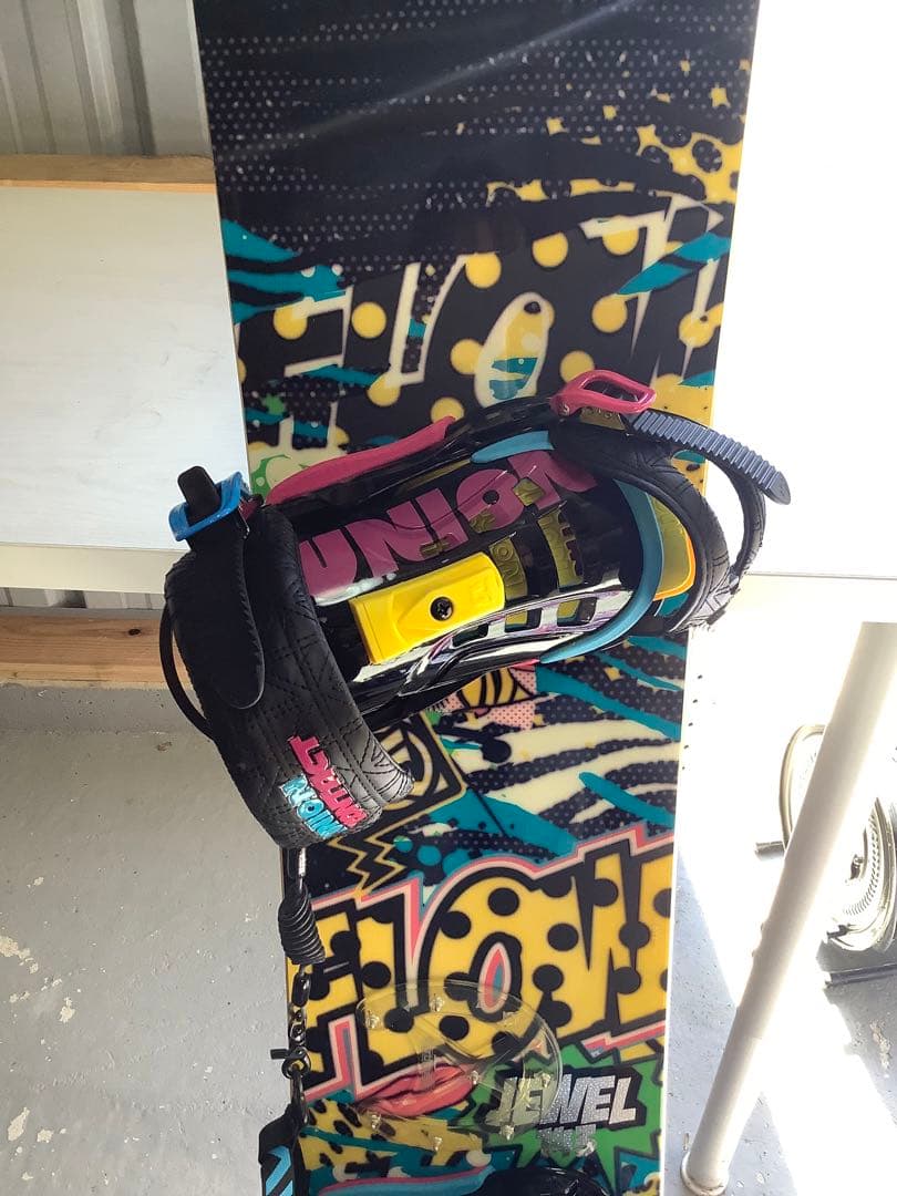 [z921]Union Jewel スノーボード バインディング付き