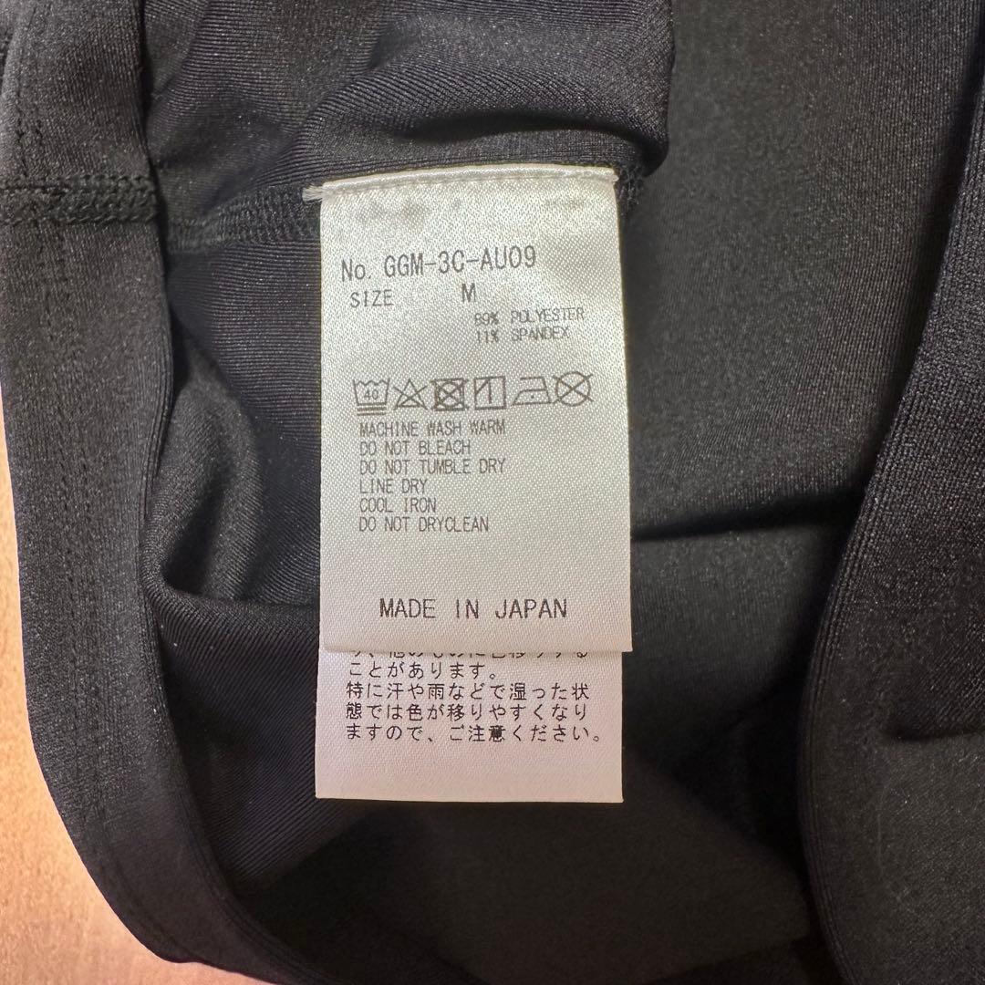 長袖モックネック　ブラック　マークアンドロナと姉妹ブランド　メンズ　春夏　ゴルフ
