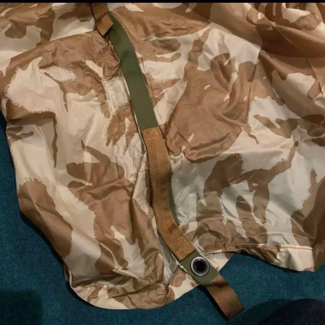 希少 デッドストック新品未使用 イギリス軍 デザートカモ タープ