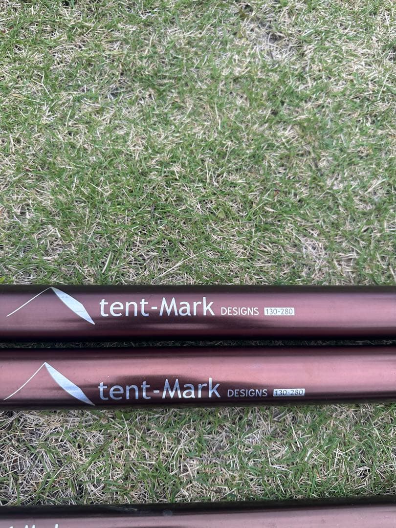 tent-Mark タープポール 130-280 2本　140-200 2本