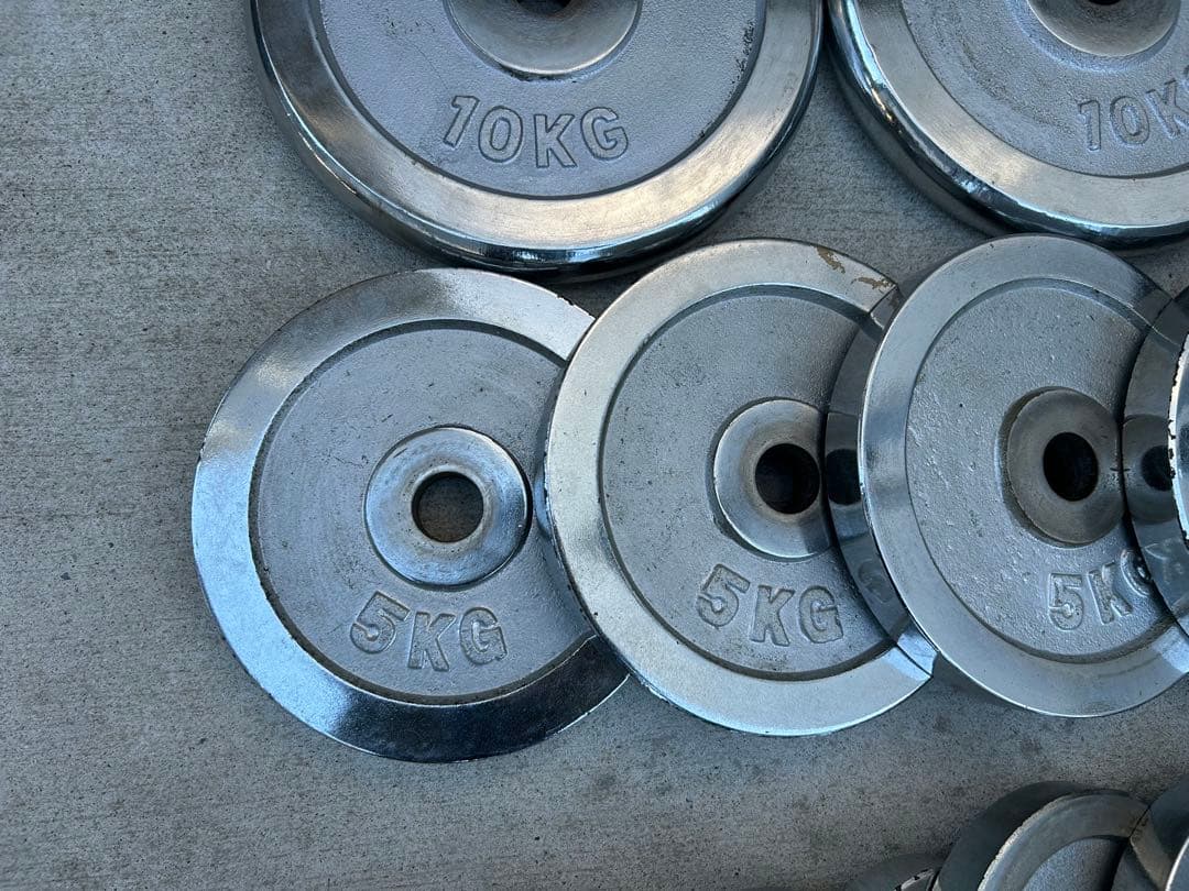 ファイティングロード　 プレートラック　他プレートなど　計55kg 28mm