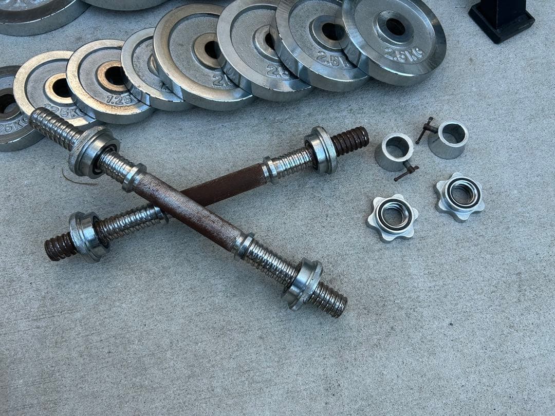 ファイティングロード　 プレートラック　他プレートなど　計55kg 28mm