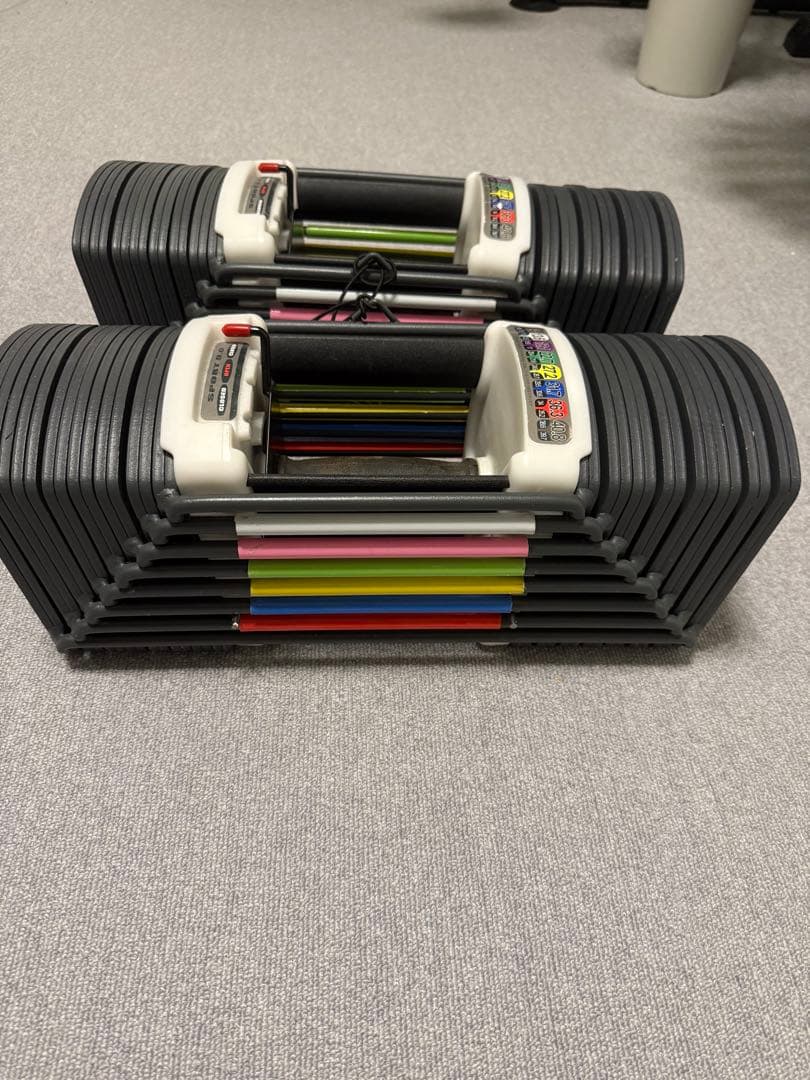 可変式ダンベル ブロックダンベル40kg ×2
