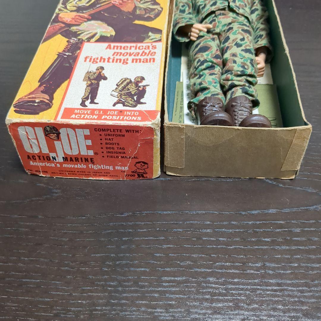 レア物　60年代　GIJOE（GIジョー）アクションマリーン　当時物　オリジナル