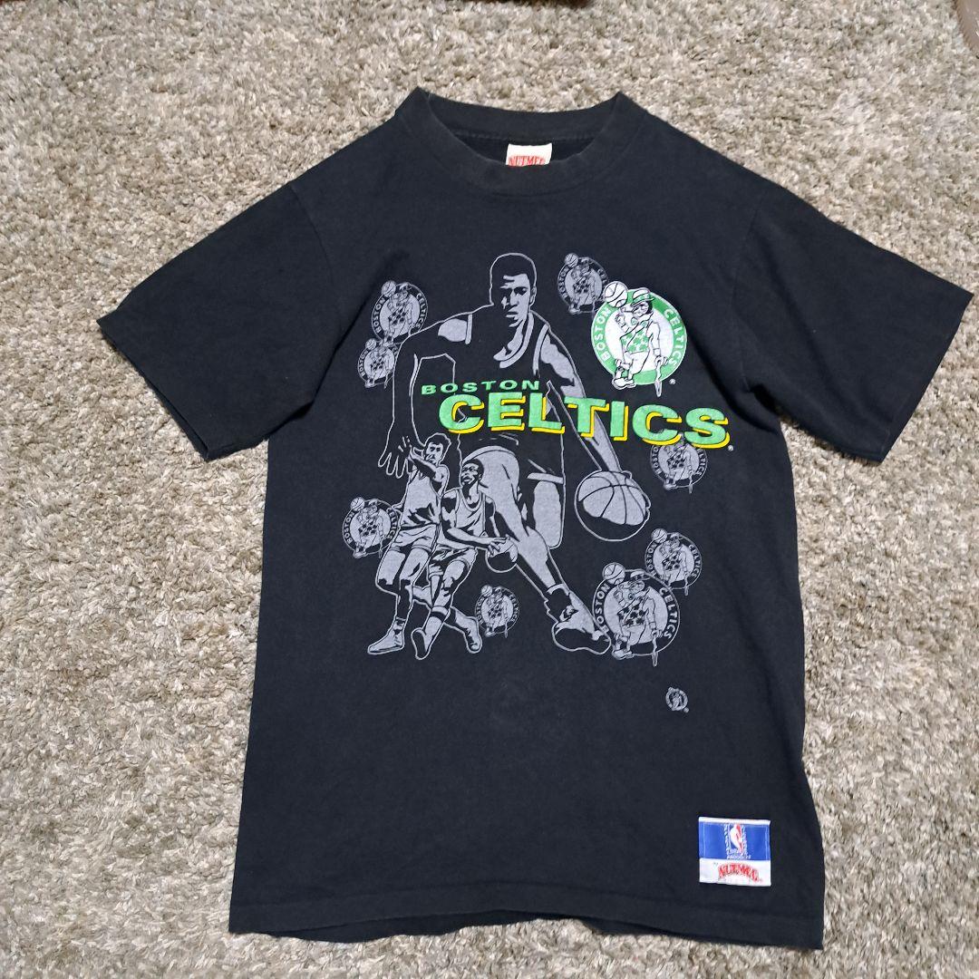 90s　USA 製　レトロ　ボストン　セルティックス　プリント　Tシャツ
