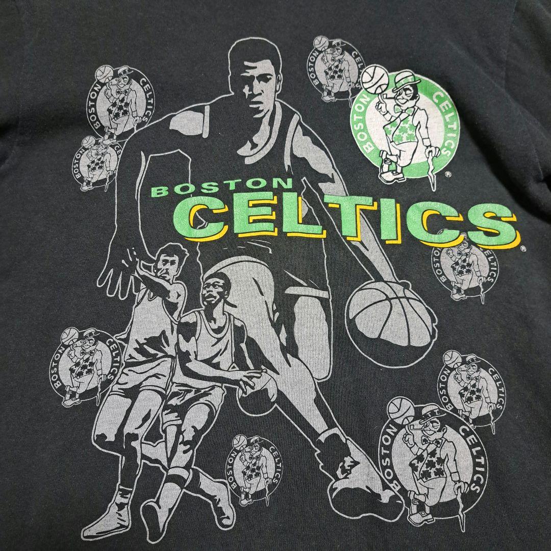 90s　USA 製　レトロ　ボストン　セルティックス　プリント　Tシャツ
