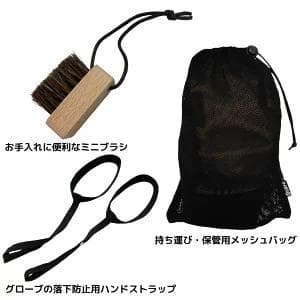 松岡手袋 マツオカ グローブ レザー 3フィンガー スキー スノーボード L