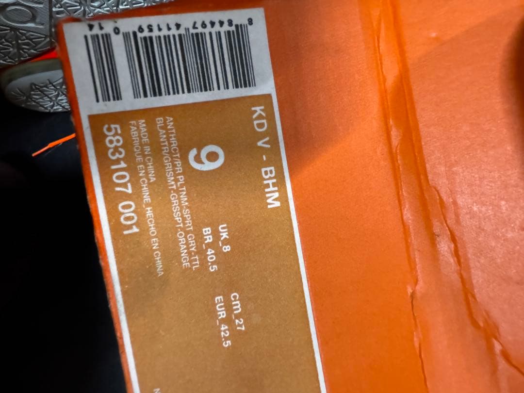シューズ(男性用) NIKE ZOOM KD 5 BHM (BLACK HISTORY MONTH)