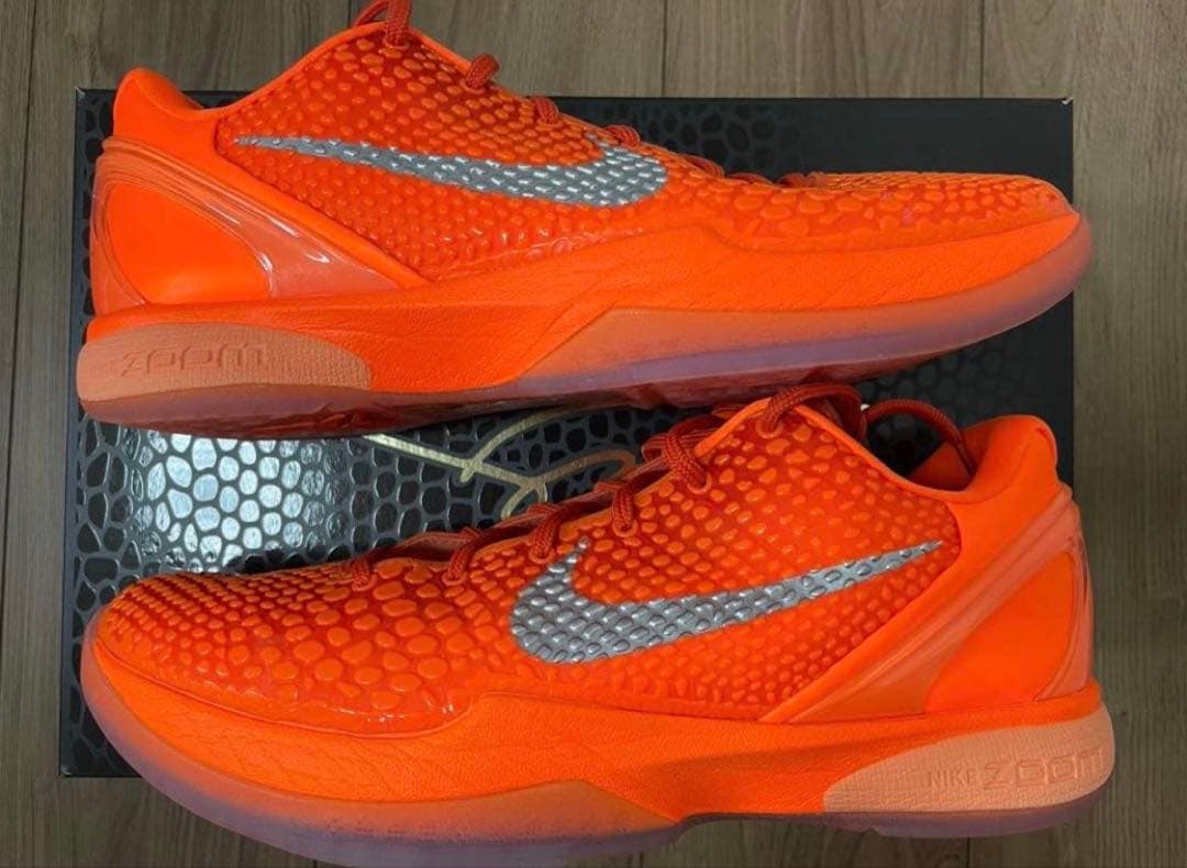 NIKE コービー6 プロトロトータルオレンジ 27.5㎝
