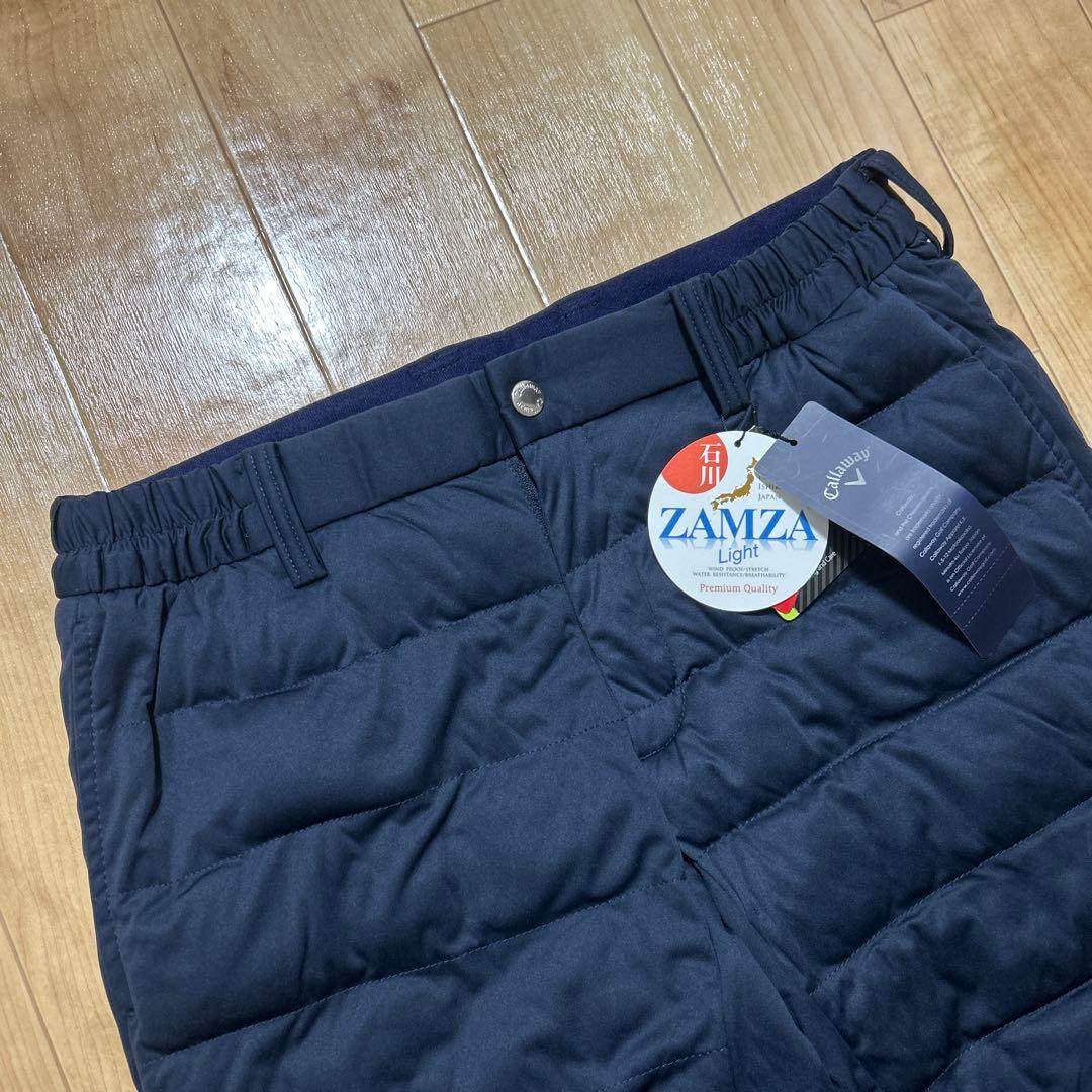 新品タグ付き　キャロウェイ　中綿パンツ　ネイビー　Lサイズ