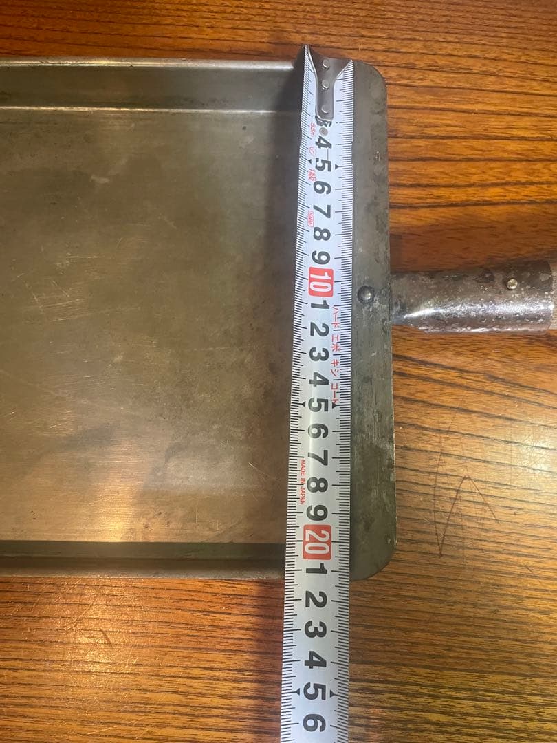 銅製 玉子焼き器 卵焼き器 木柄 レトロ キッチン用品 調理器具　特大