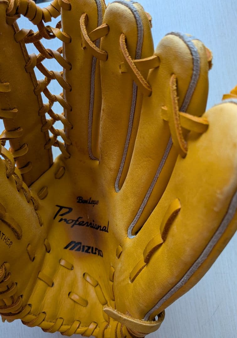 Mizuno Profesional グローブ イエロー