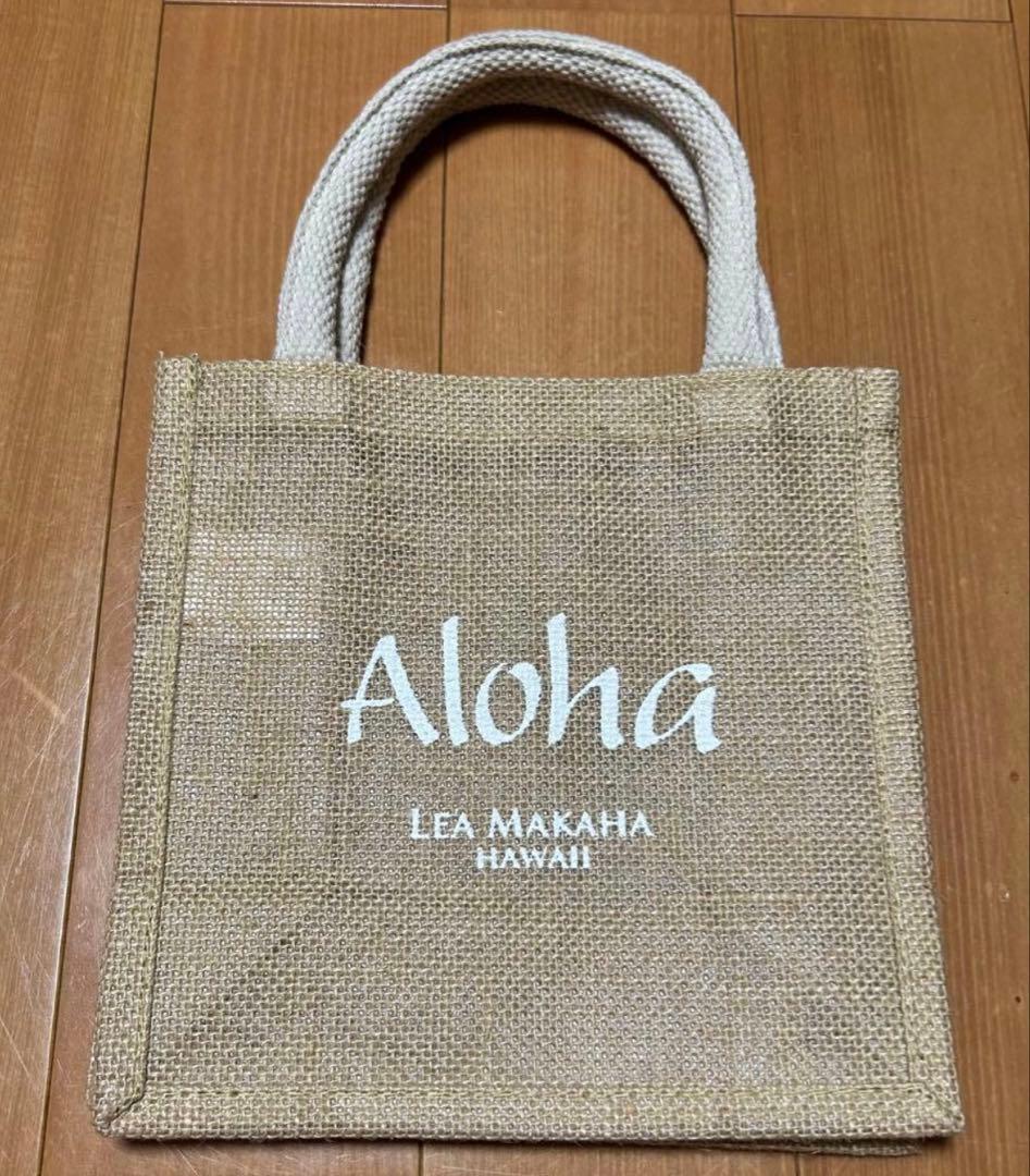 Lea Makaha ALOHAブラタンク＆ジュートバッグ HAWAII