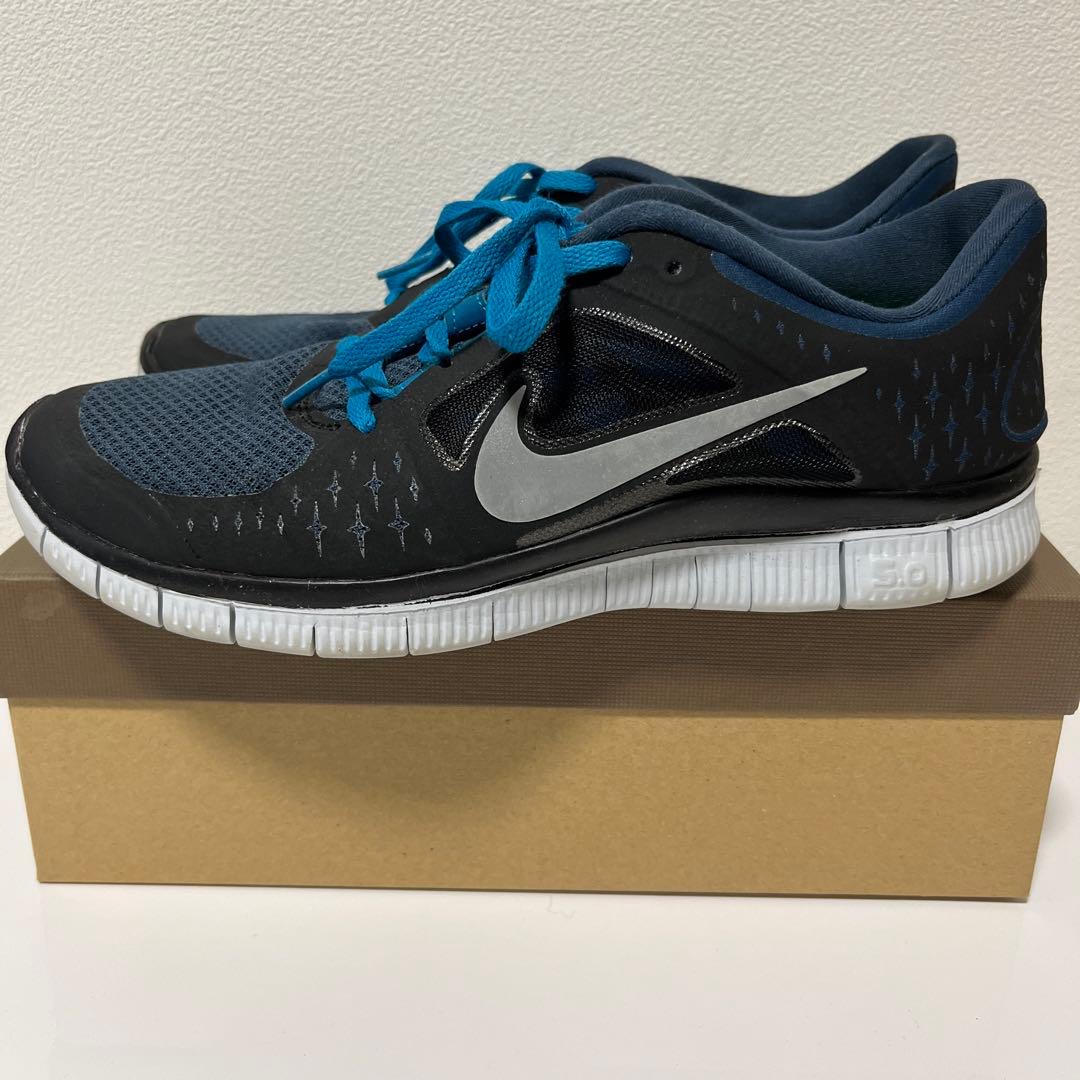 NIKE FREE RUNスニーカー　ブルー　26.0㎝