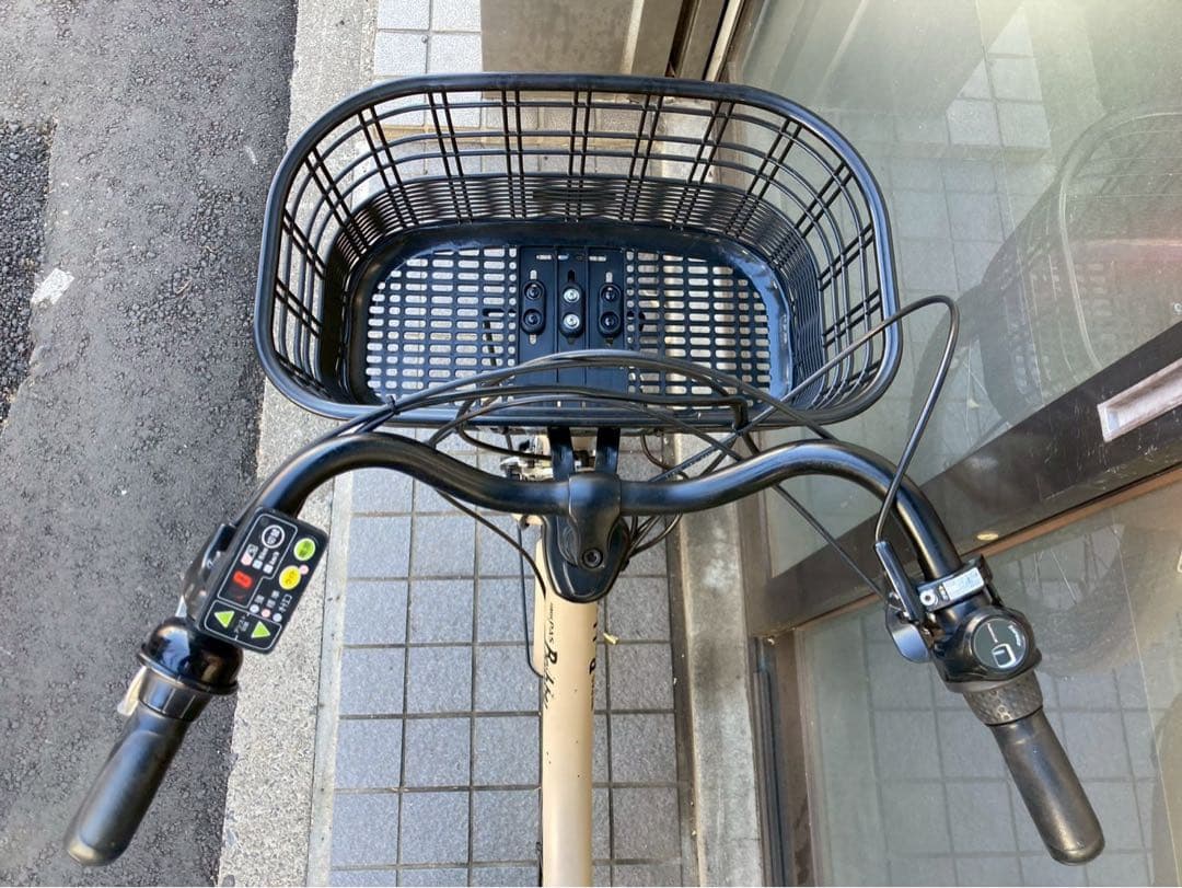 中古電動自転車　ヤマハ Pas babby20インチ ベージュ 横浜 №3676