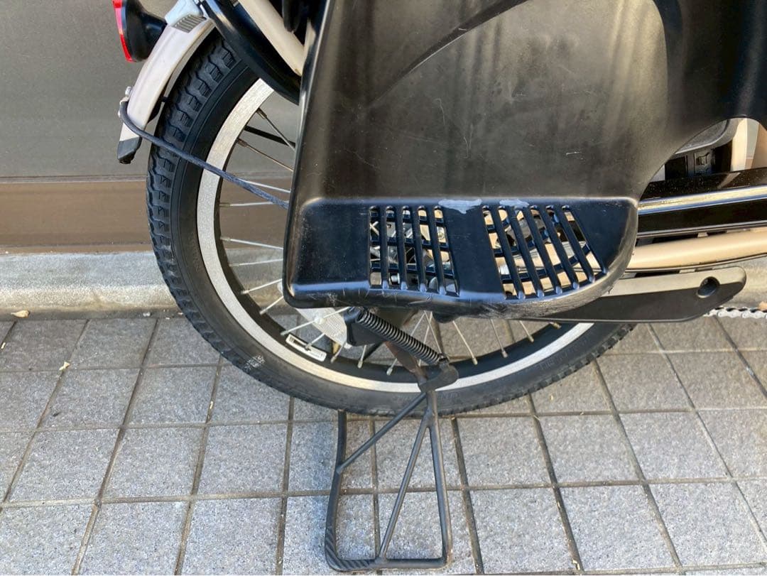 中古電動自転車　ヤマハ Pas babby20インチ ベージュ 横浜 №3676