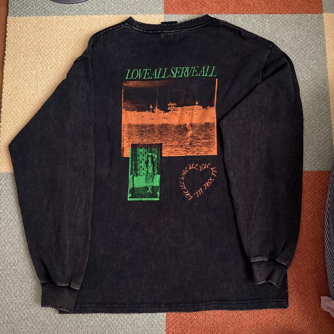 藤井風 LAAT ツアーグッズ LoveAllServe All ダメージロンT