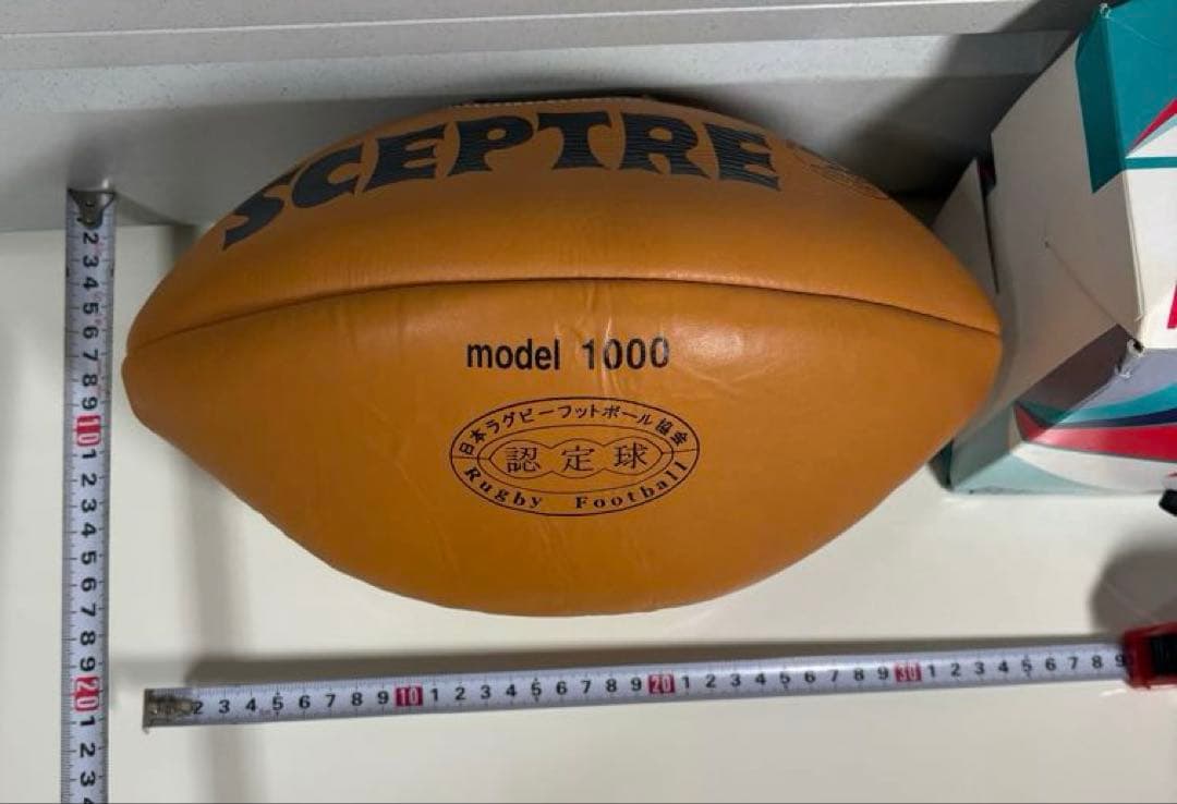 未使用❤︎保管品❤︎レア❤︎SCEPTRE❤︎RUGBY❤︎ラグビーボール❤︎ブラウン