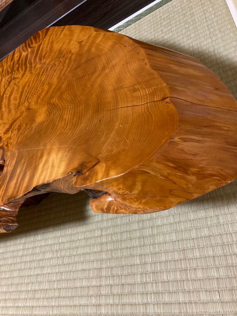 極上　屋久杉　虎杢テーブルのみ