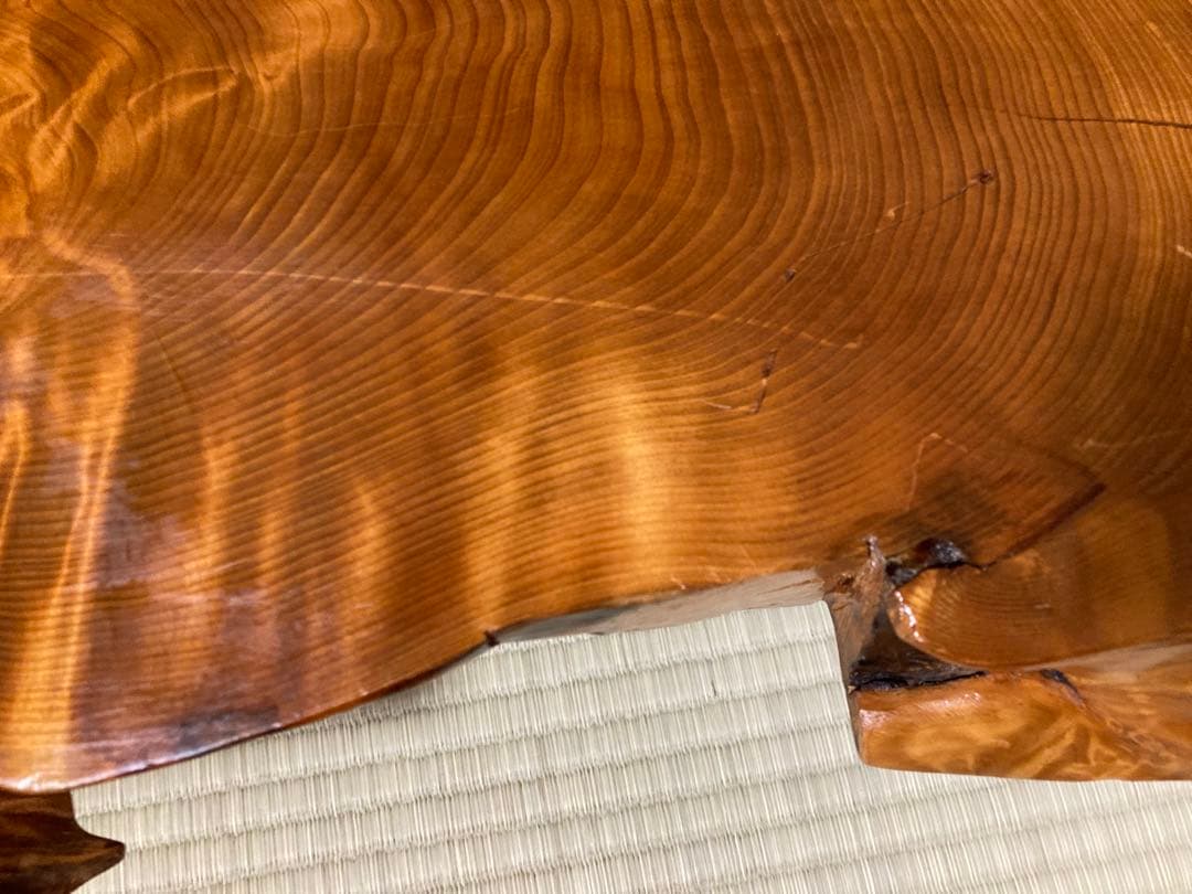 極上　屋久杉　虎杢テーブルのみ