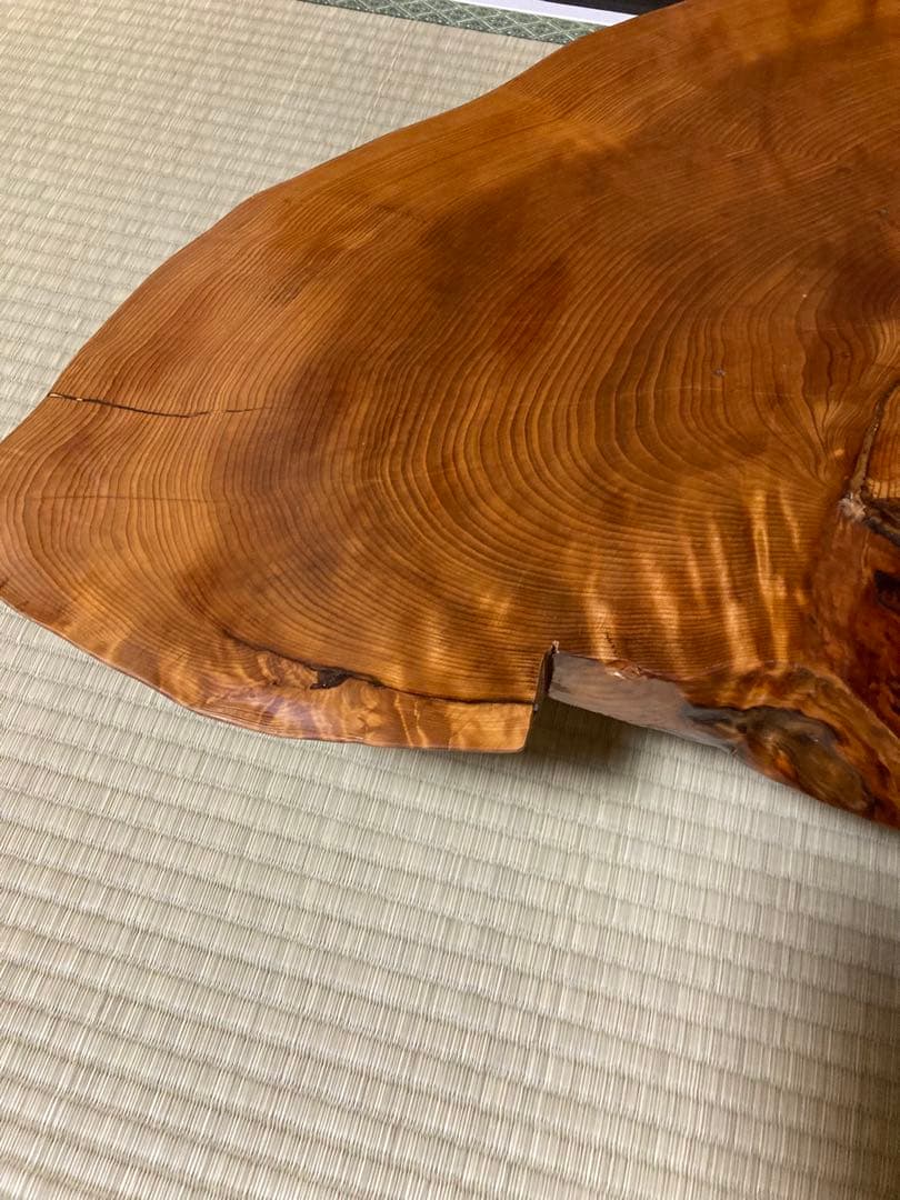 極上　屋久杉　虎杢テーブルのみ