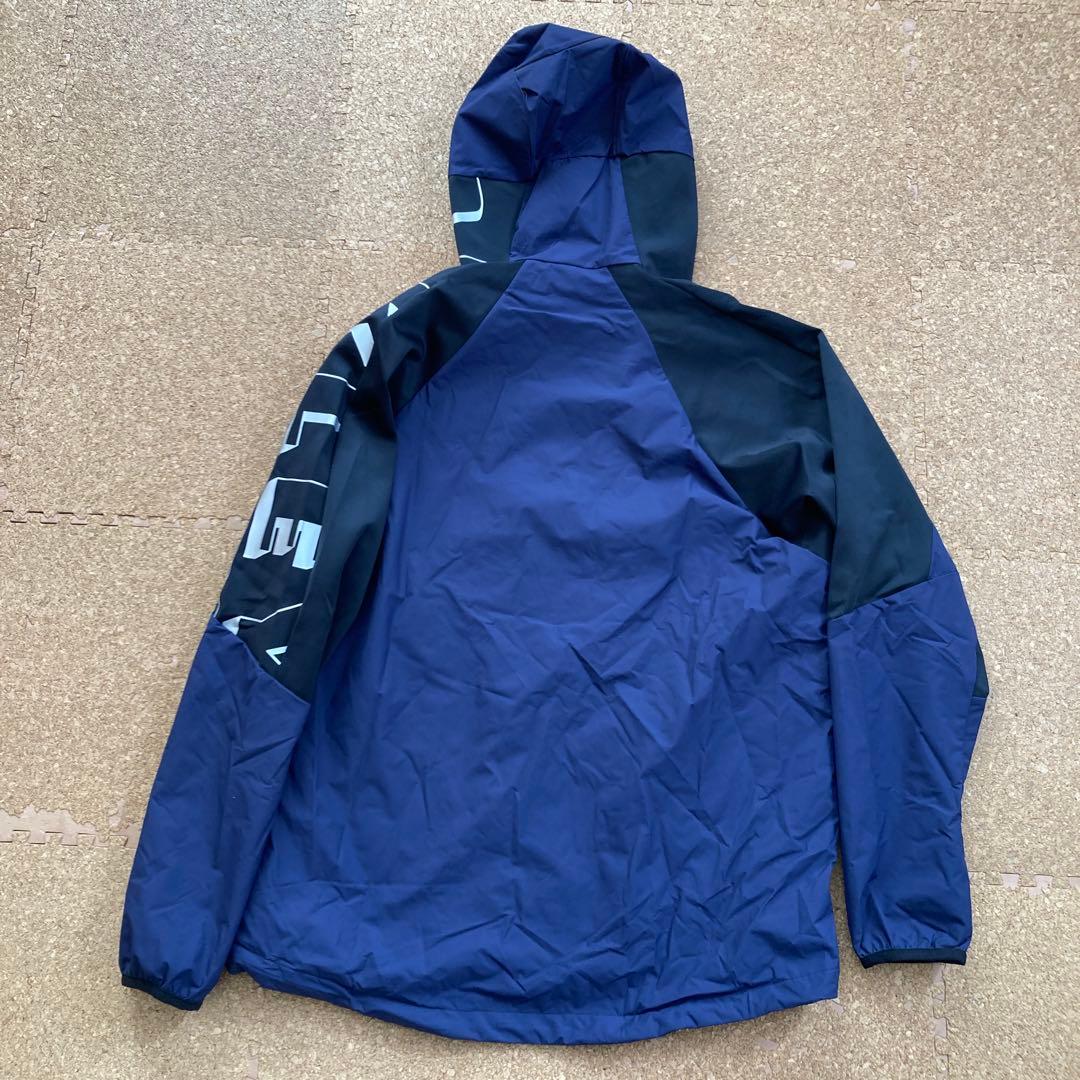 【美品】オークリー Oakley パーカー ウィンドブレーカー Mメンズ 紺黒